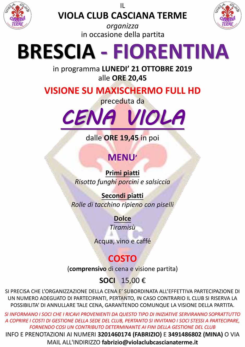 Cena Napoli 2019