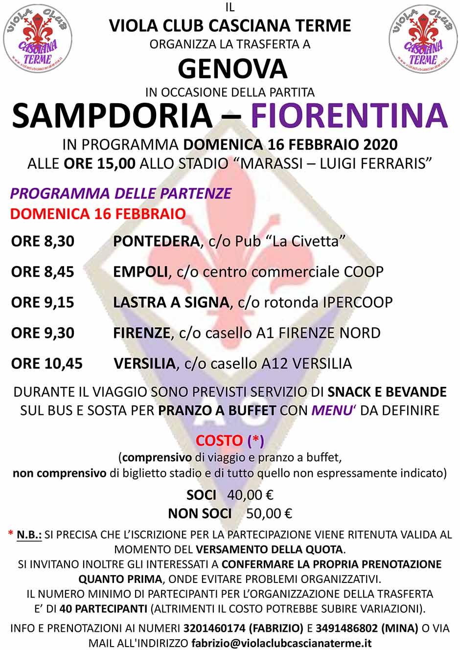 Trasferta Verona 2019