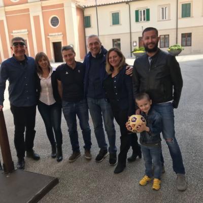 Sandro Mencucci in visita al club Aprile 2018